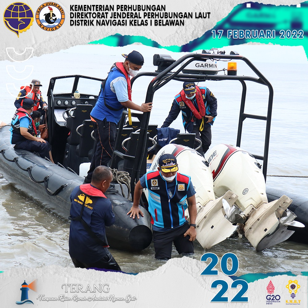 KEGIATAN MONITORING DAN EVALUASI KEHANDALAN SARANA BANTU NAVIGASI PELAYARAN (SBNP) MENARA SUAR NIPAH LARANGAN DSI.315