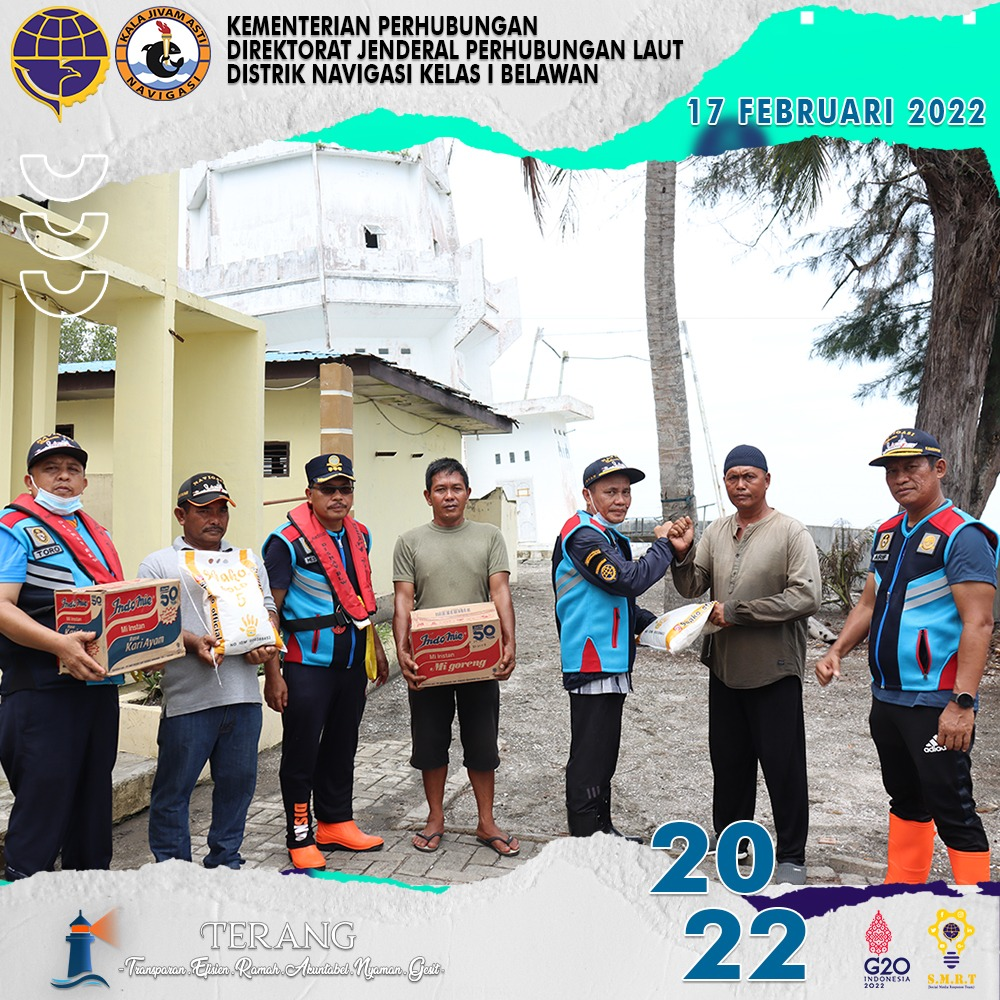 KEGIATAN MONITORING DAN EVALUASI KEHANDALAN SARANA BANTU NAVIGASI PELAYARAN (SBNP) MENARA SUAR NIPAH LARANGAN DSI.315