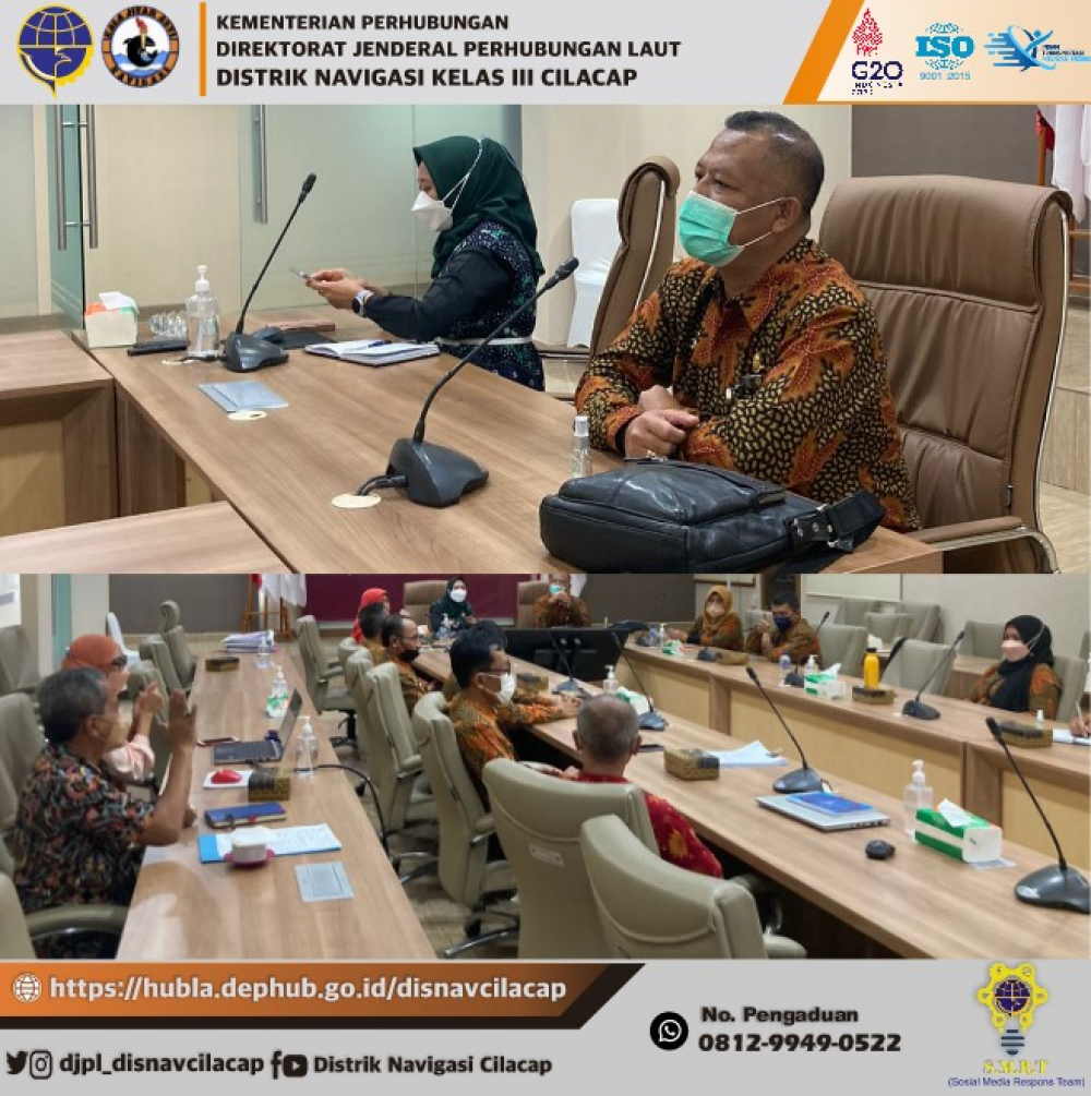 Distrik Navigasi Kelas III Cilacap melaksanakan Studi Banding ke Distrik Navigasi Kelas I Tanjung Priok, (18/02/2022)