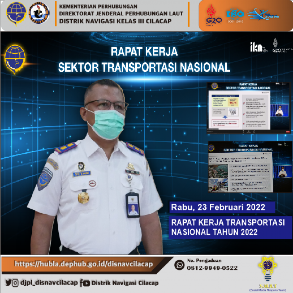 Rapat Kerja Sektor Transportasi Nasional Tahun 2022 (23/02/2022)