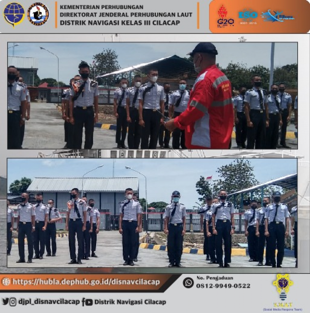 Kunjungan Kapal dan Pengenalan Alat -Alat Keselamatan Pelayaran Pada KN Prajapati Distrik Navigasi Cilacap (01/03/2022)