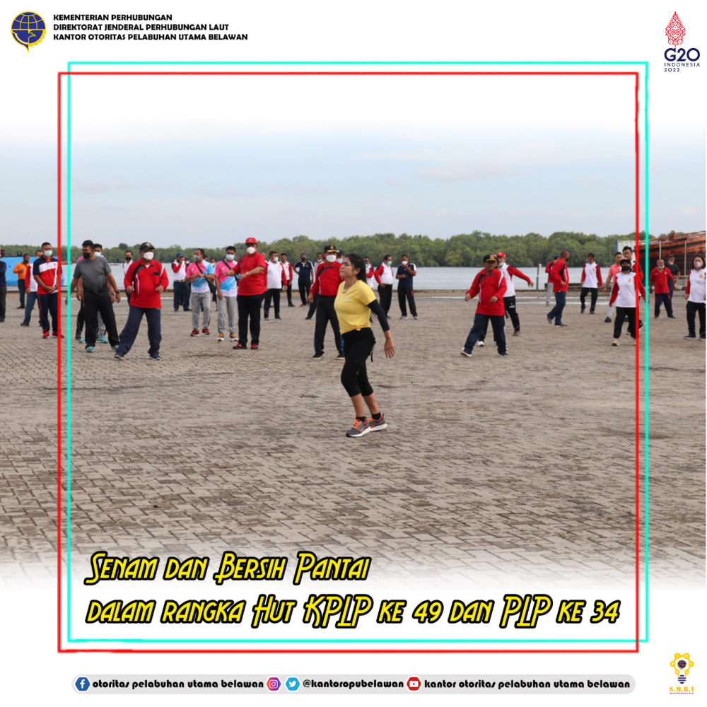 “Kegiatan Bersih Pantai dalam Rangka Peringatan HUT KPLP ke-49 dan PLP ke-34”