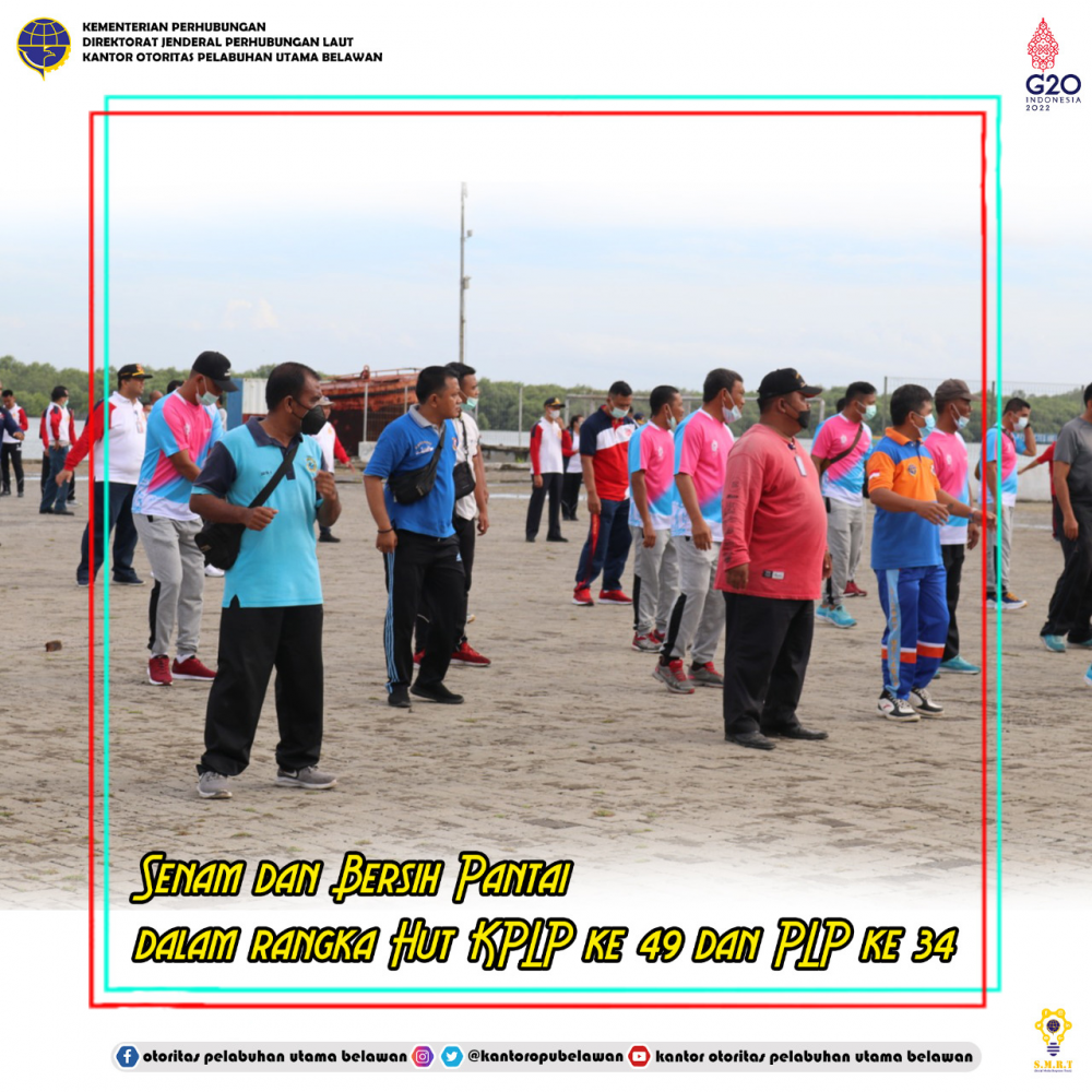 “Kegiatan Bersih Pantai dalam Rangka Peringatan HUT KPLP ke-49 dan PLP ke-34”
