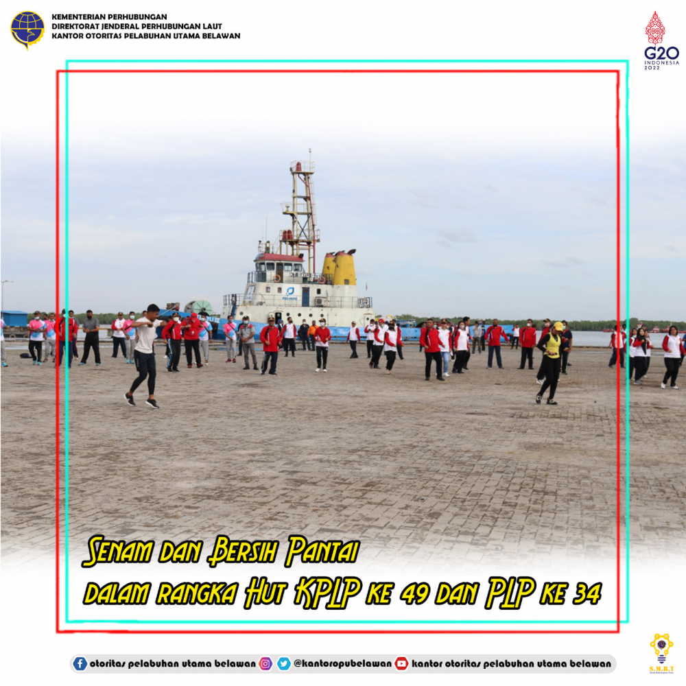 “Kegiatan Bersih Pantai dalam Rangka Peringatan HUT KPLP ke-49 dan PLP ke-34”