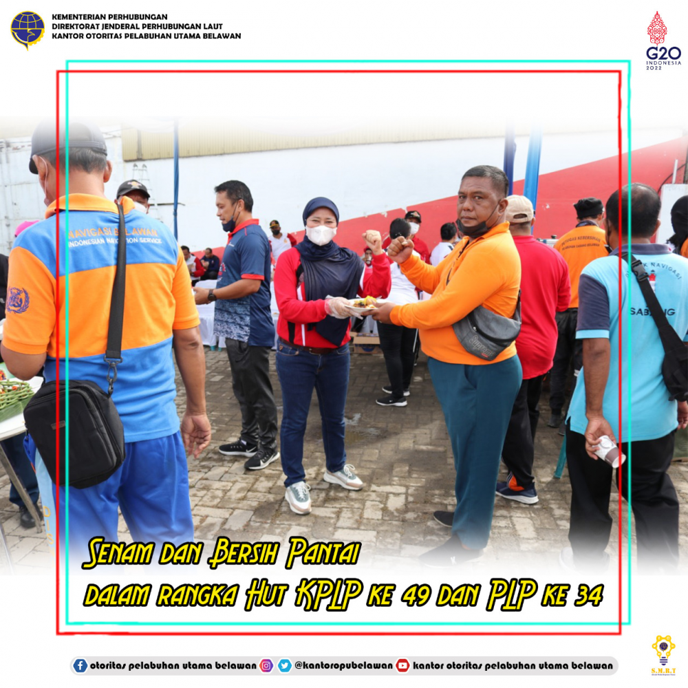 “Kegiatan Bersih Pantai dalam Rangka Peringatan HUT KPLP ke-49 dan PLP ke-34”