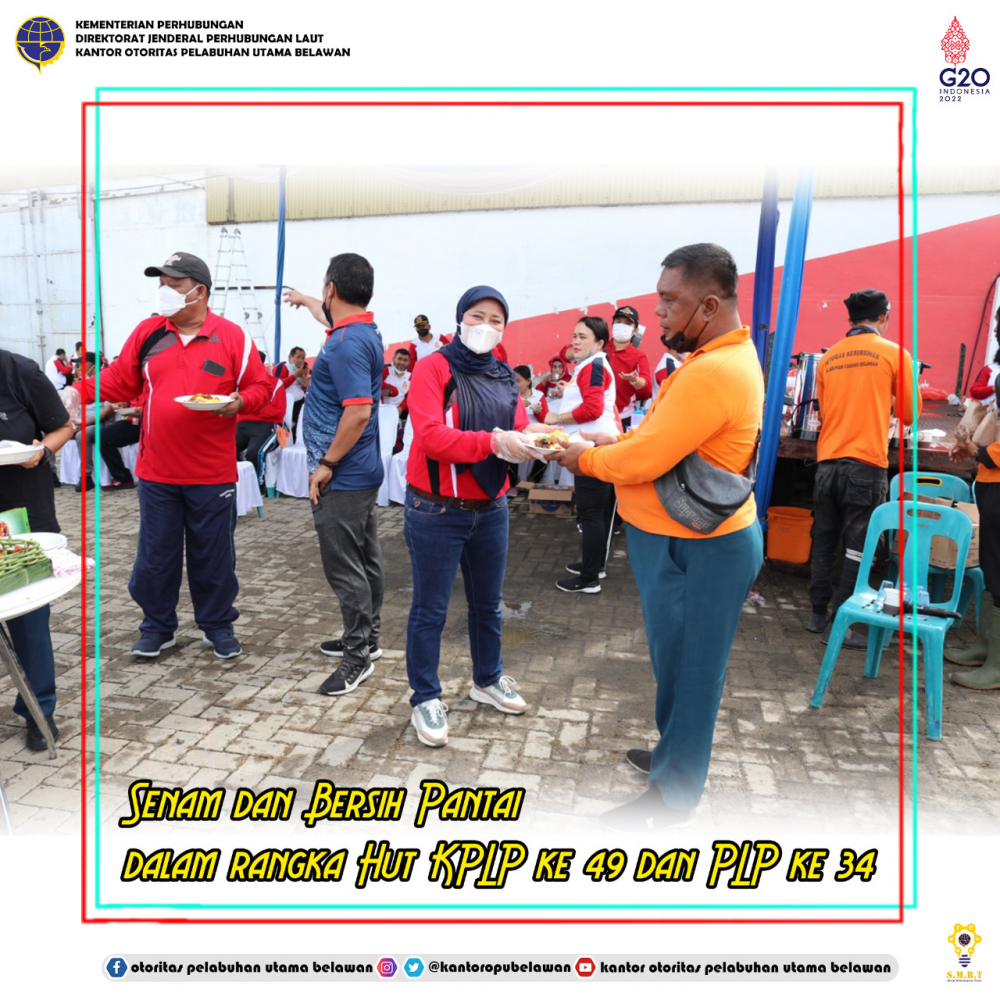 “Kegiatan Bersih Pantai dalam Rangka Peringatan HUT KPLP ke-49 dan PLP ke-34”