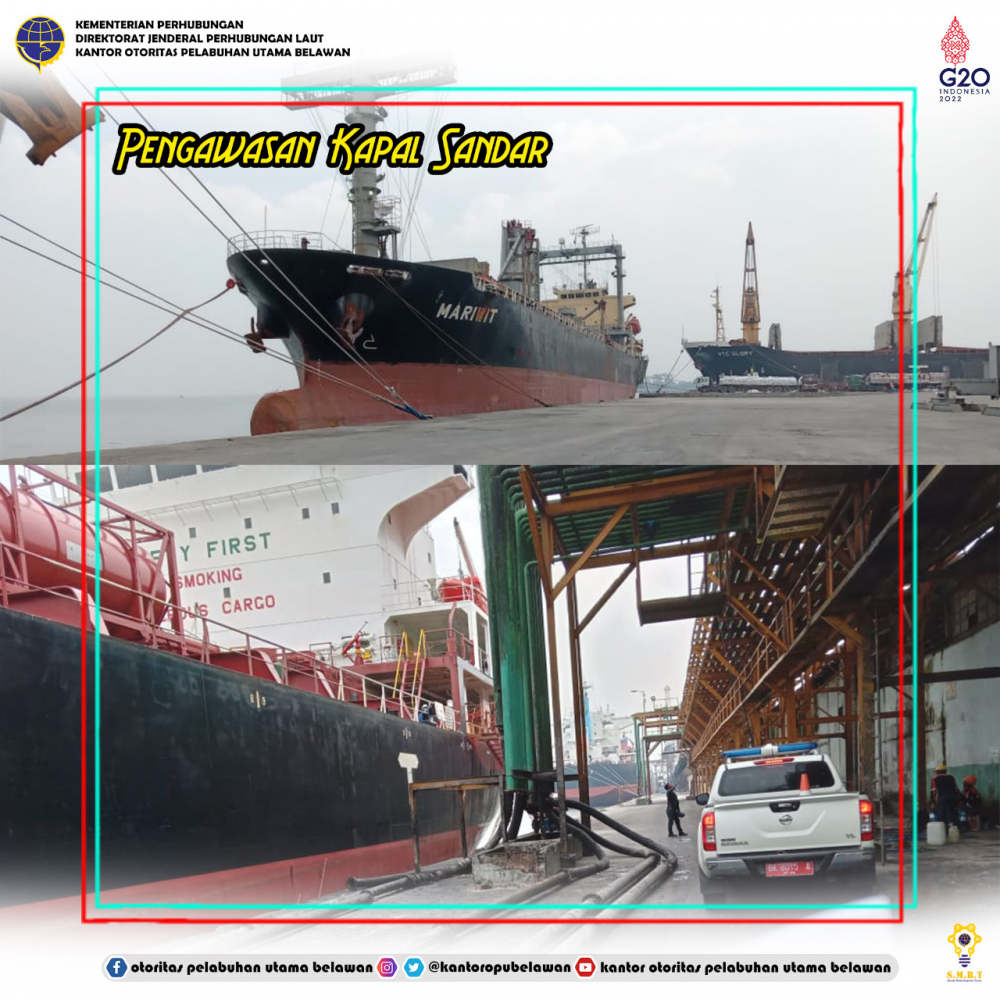 “Pengawasan Kapal Sandar di Pelabuhan Belawan”