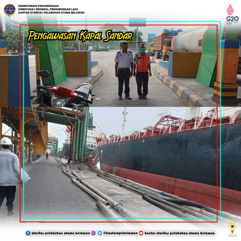 “Pengawasan Kapal Sandar di Pelabuhan Belawan”