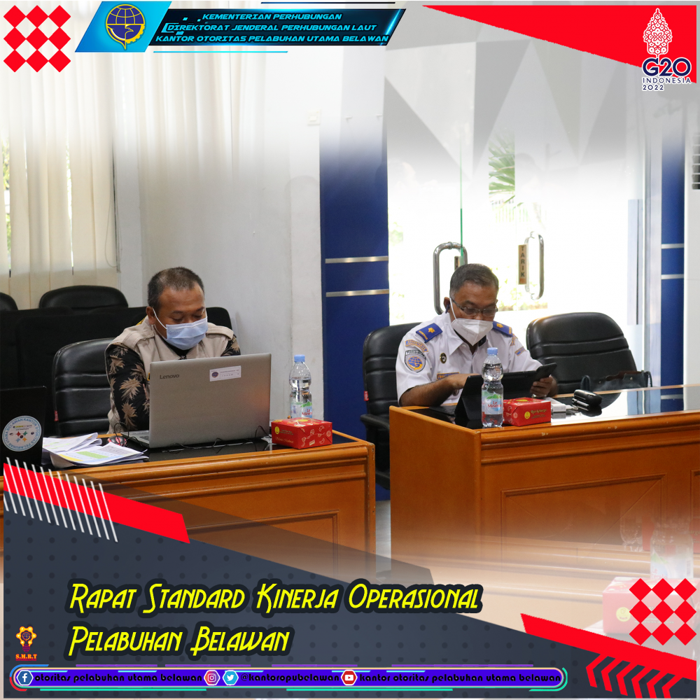 "Rapat Standard Kinerja Operasional Pelabuhan Belawan"