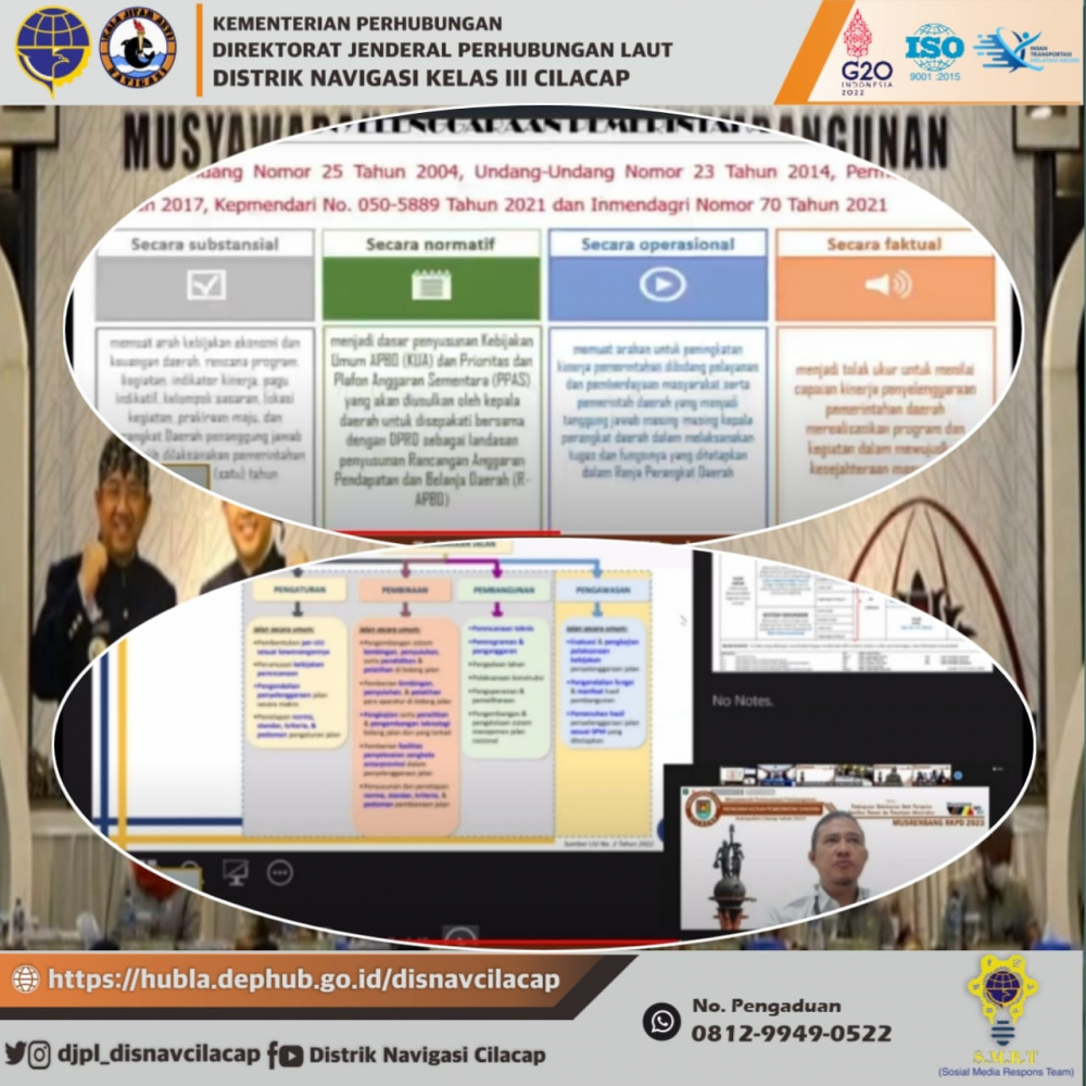 Musyawarah Perencanaan Pembangunan Rencana Kerja Pemerintah Daerah Kabupaten Cilacap Tahun 2023, Kamis 8 Februari 2022