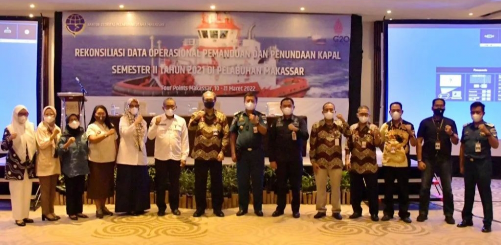 Rekonsiliasi Data Operasional Jasa Pemanduan Dan Penundaan Kapal Di Pelabuhan Makassar, Di Hotel Four Points Makassar