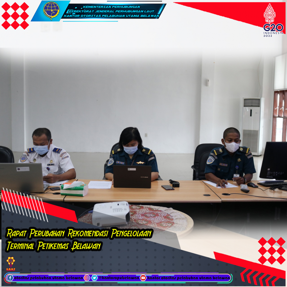 Rapat Pembahasan Perubahan Rekomendasi Pengelolaan Terminal Peti Kemas Belawan