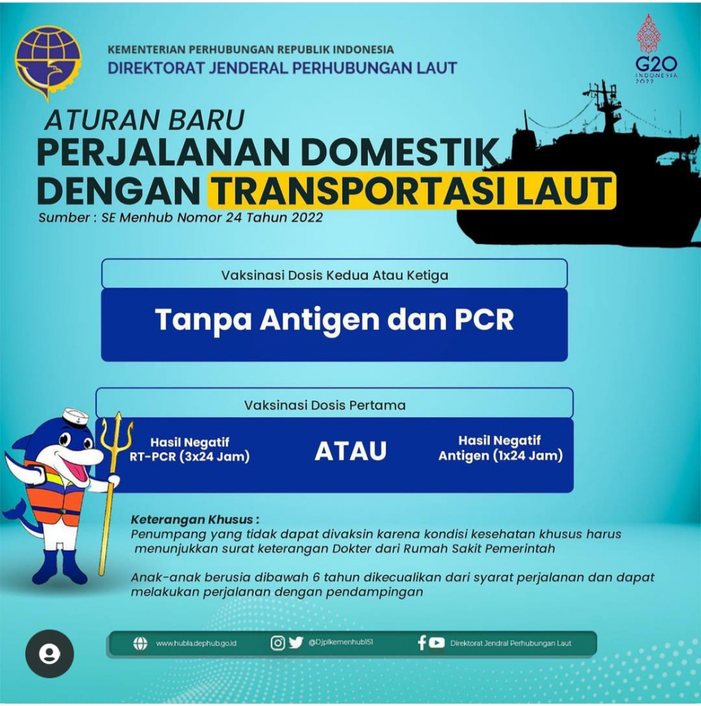 “Aturan Baru Perjalanan Domestik Dengan Transportasi Laut”