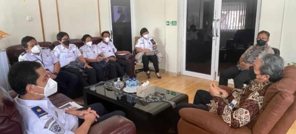 Kunjungan Kerja Tim Monitoring Dan Evaluasi Pengelolaan PBNP Di Lingkungan Kemenhub Dari Biro Keuangan, Kemenhub