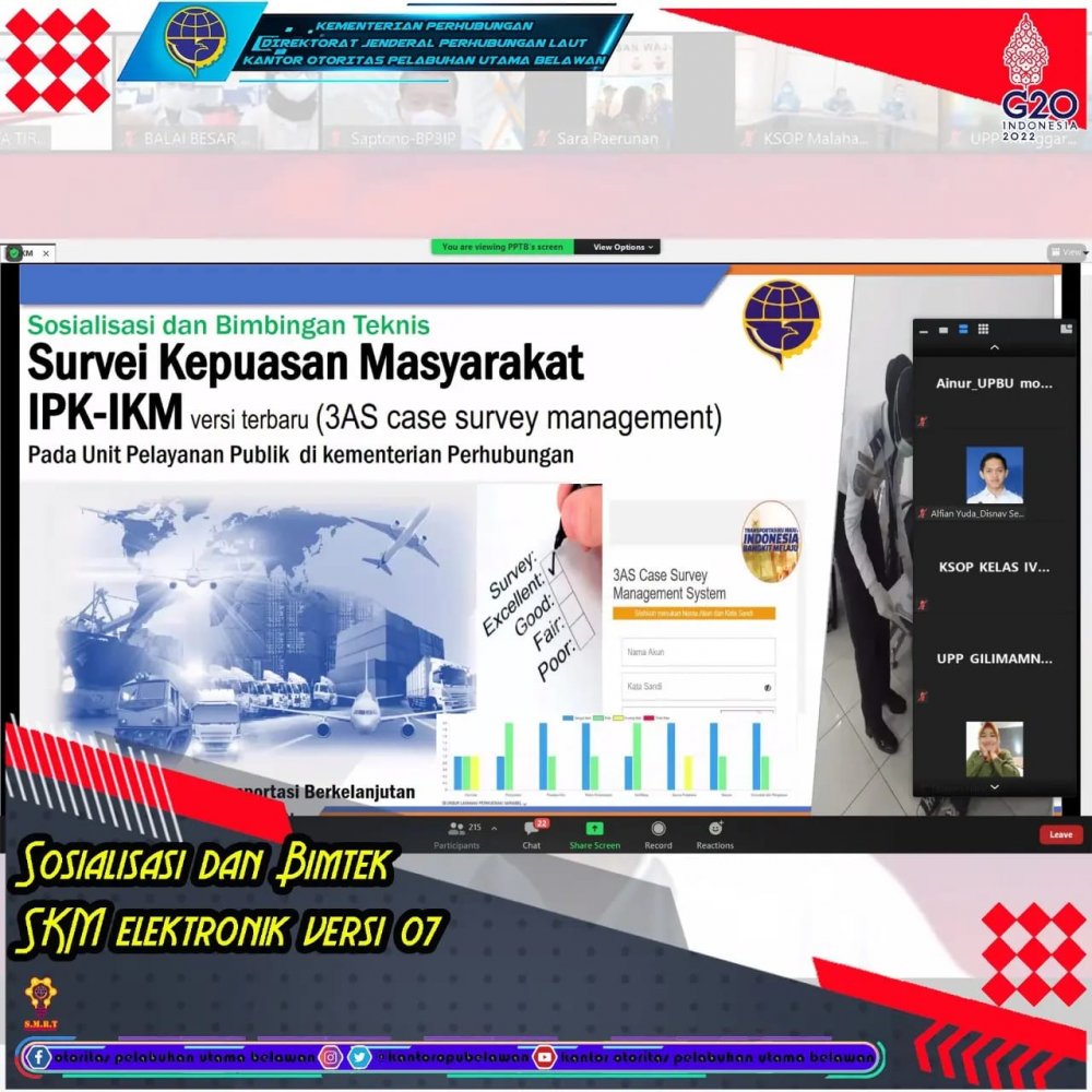 “SOSIALISASI DAN BIMTEK SKM ELEKTRONIK VERSI 07”
