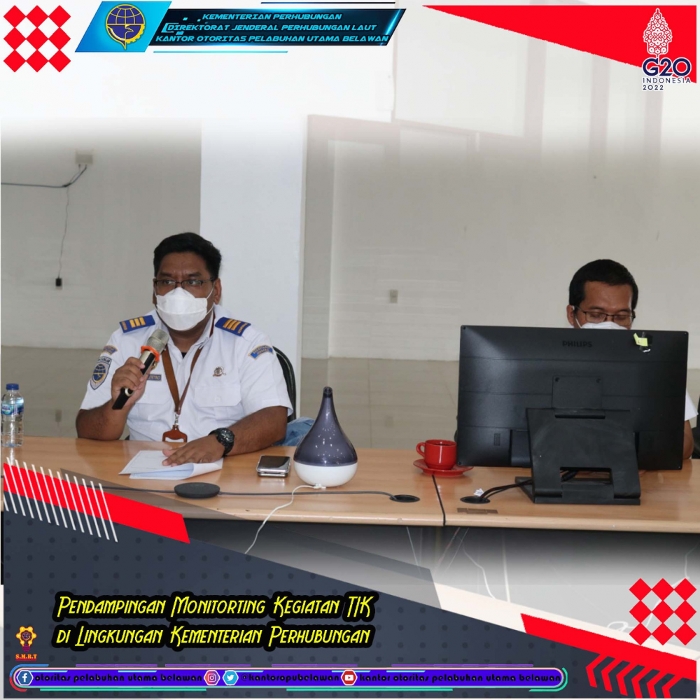 “Rapat Pendampingan Monitoring Kegiatan TIK di Lingkungan Kementerian Perhubungan”