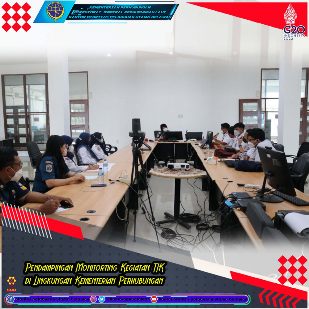 “Rapat Pendampingan Monitoring Kegiatan TIK di Lingkungan Kementerian Perhubungan”