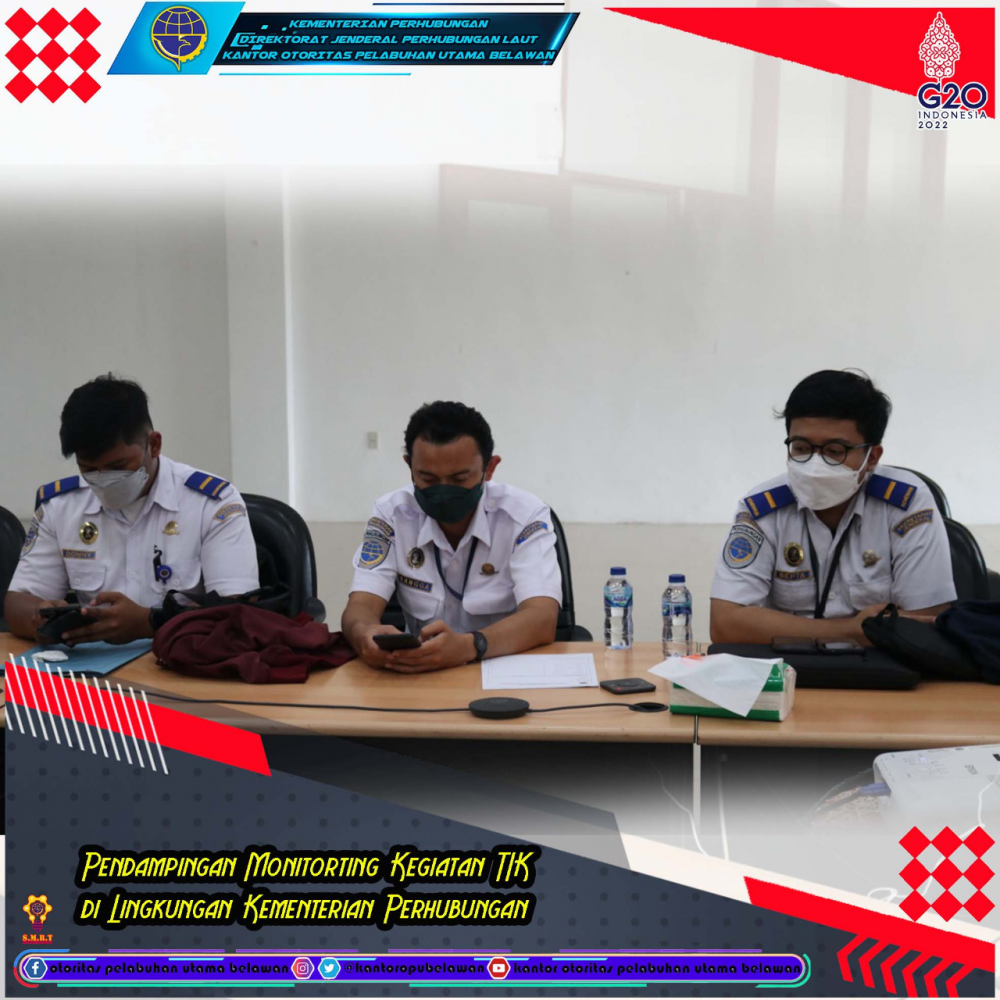 “Rapat Pendampingan Monitoring Kegiatan TIK di Lingkungan Kementerian Perhubungan”