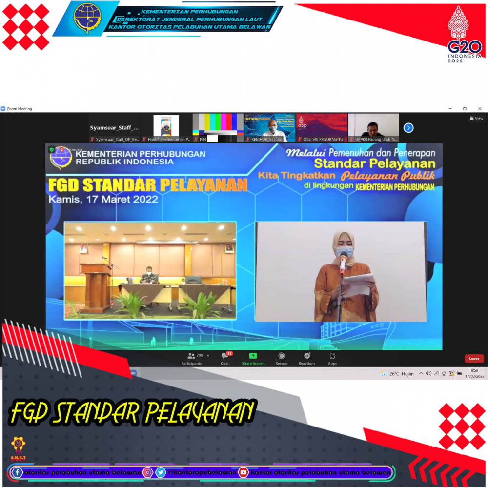 "Focus Group Discussion (FGD) Standar Pelayanan”