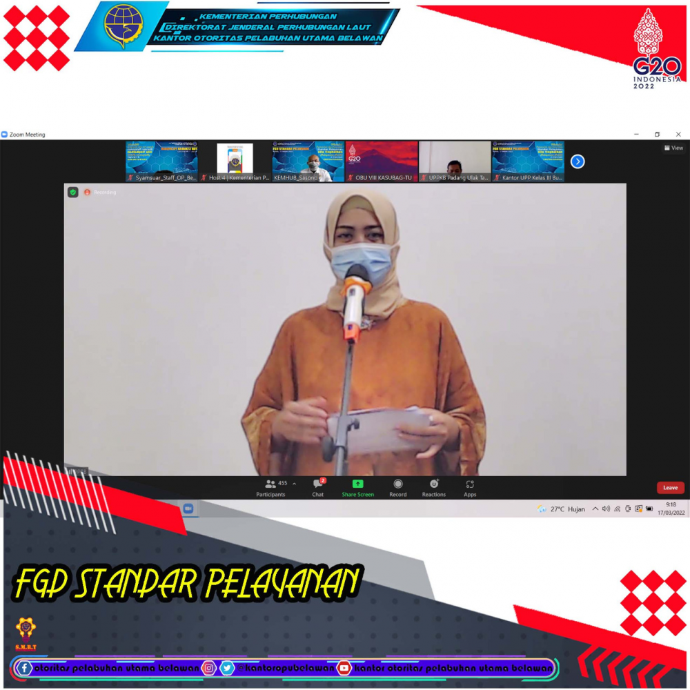"Focus Group Discussion (FGD) Standar Pelayanan”