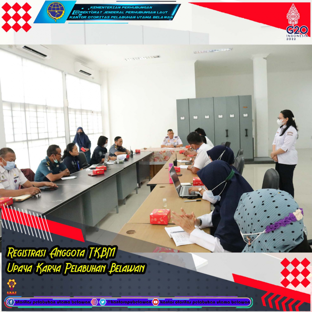 “Koordinasi Registrasi Anggota TKBM Upaya Karya Pelabuhan Belawan”
