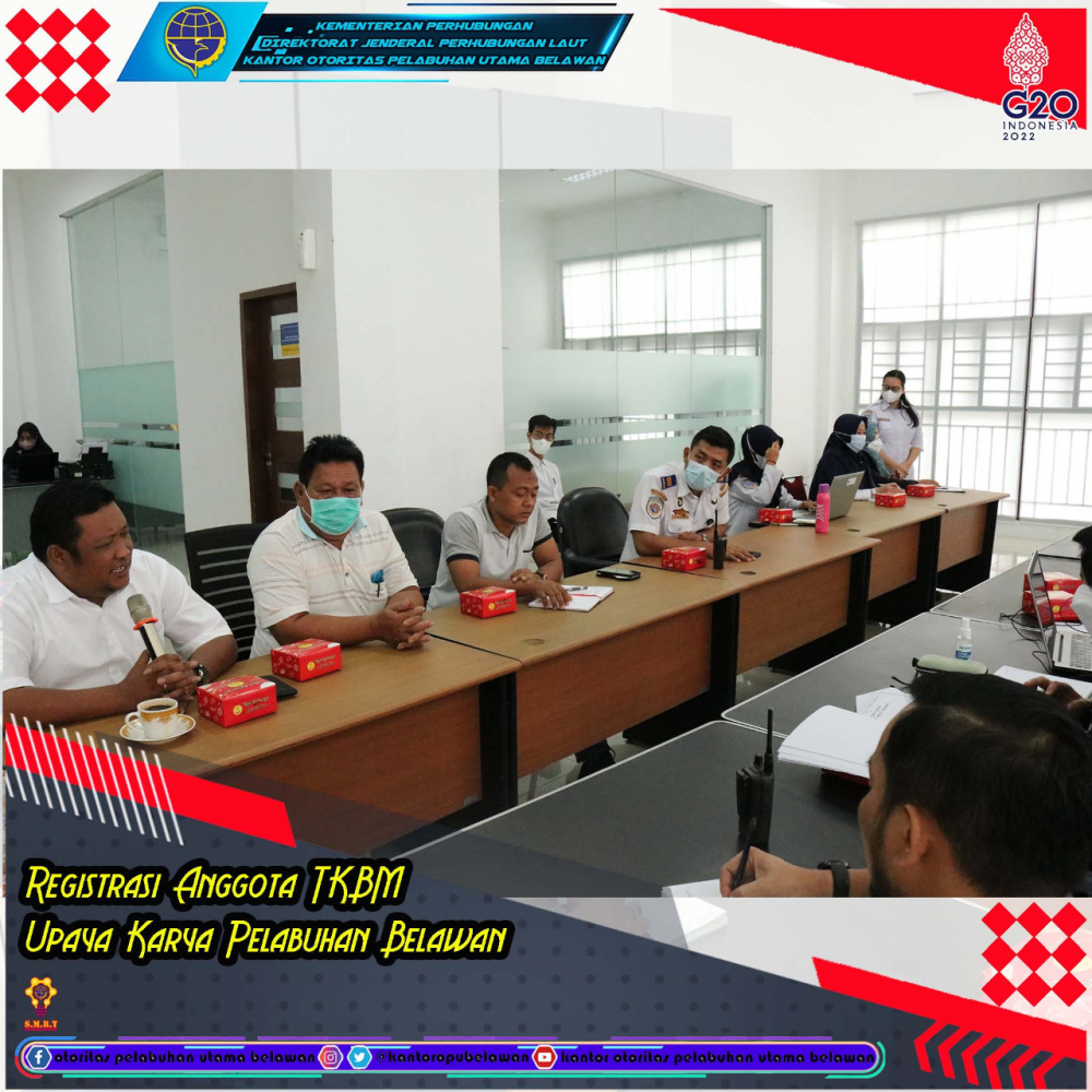 “Koordinasi Registrasi Anggota TKBM Upaya Karya Pelabuhan Belawan”