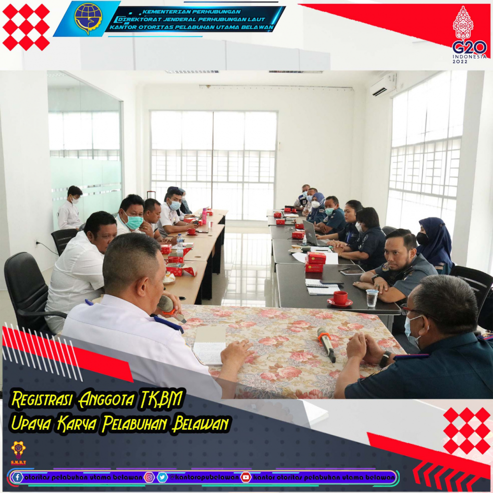 “Koordinasi Registrasi Anggota TKBM Upaya Karya Pelabuhan Belawan”