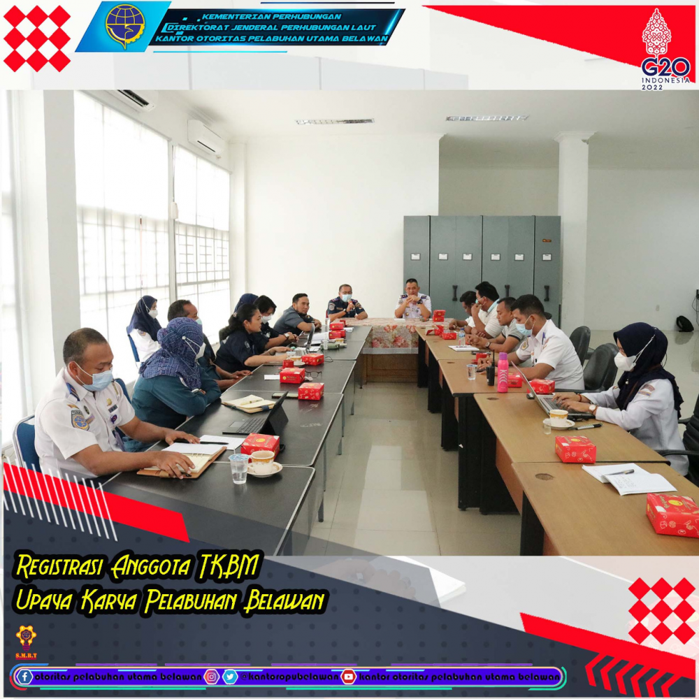“Koordinasi Registrasi Anggota TKBM Upaya Karya Pelabuhan Belawan”