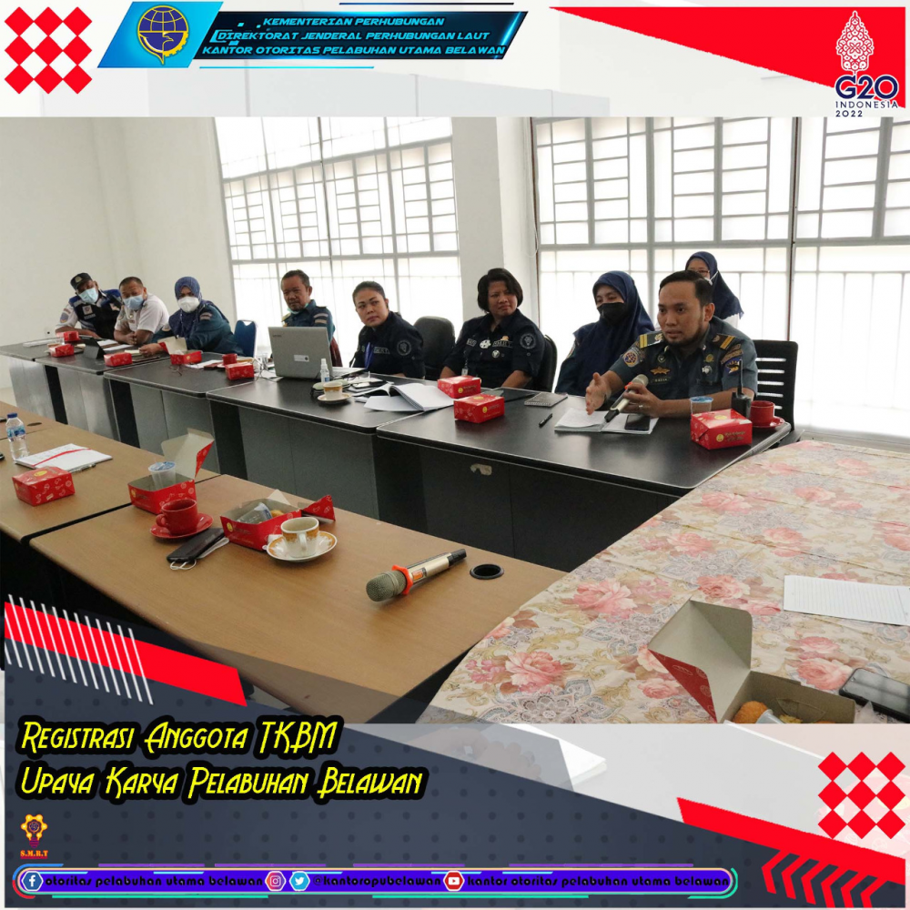 “Koordinasi Registrasi Anggota TKBM Upaya Karya Pelabuhan Belawan”