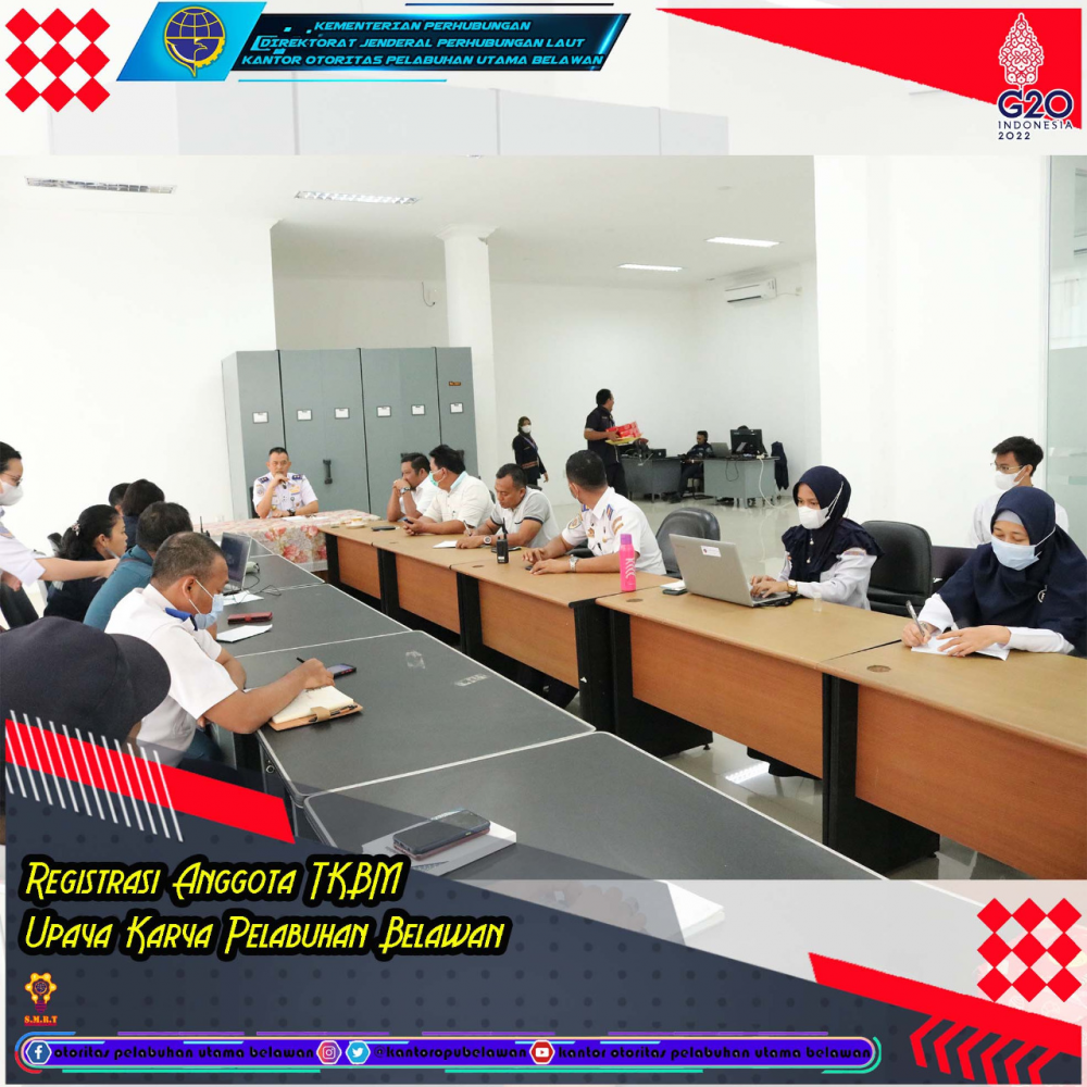 “Koordinasi Registrasi Anggota TKBM Upaya Karya Pelabuhan Belawan”