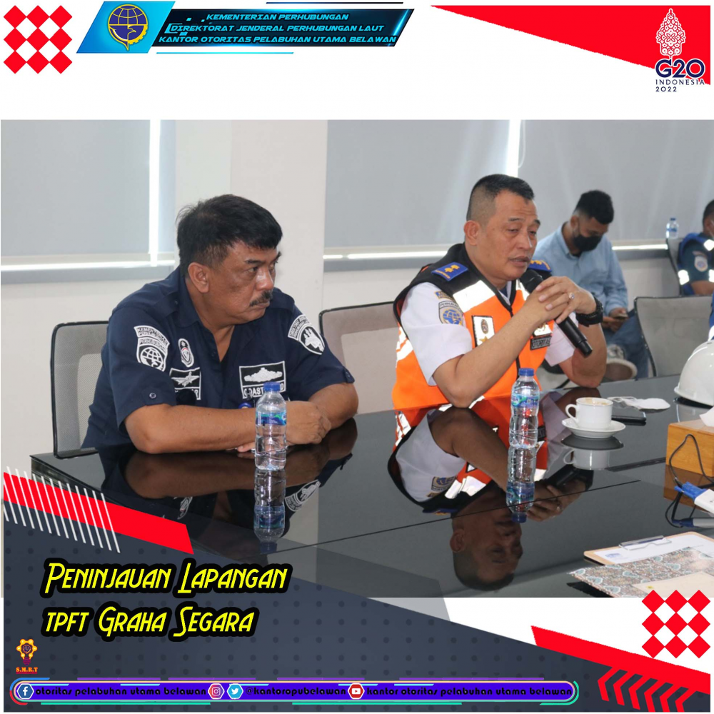 Peninjauan dan Evaluasi tempat Pemeriksaan Karantina Kategori Dangerous Goods TPK Belawan di TPFT Graha Segara