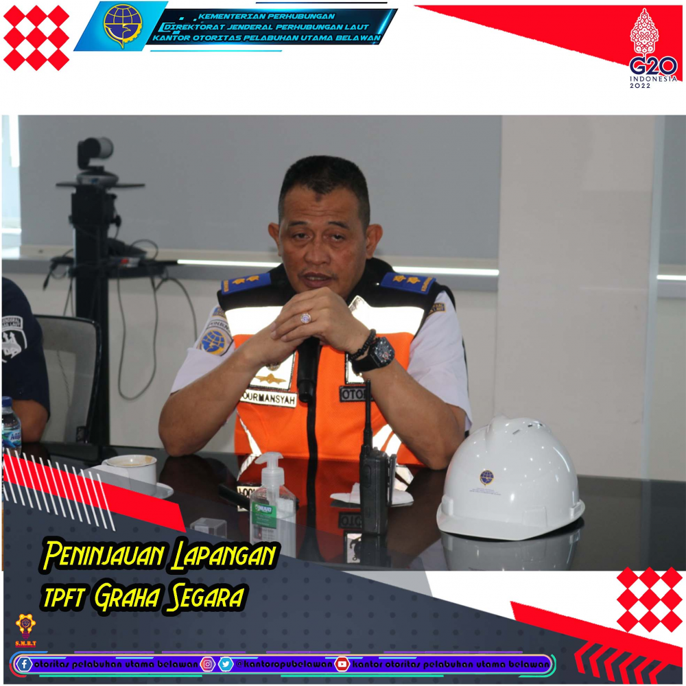Peninjauan dan Evaluasi tempat Pemeriksaan Karantina Kategori Dangerous Goods TPK Belawan di TPFT Graha Segara