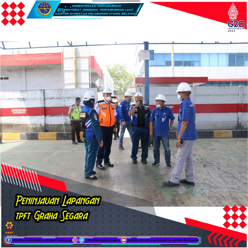 Peninjauan dan Evaluasi tempat Pemeriksaan Karantina Kategori Dangerous Goods TPK Belawan di TPFT Graha Segara