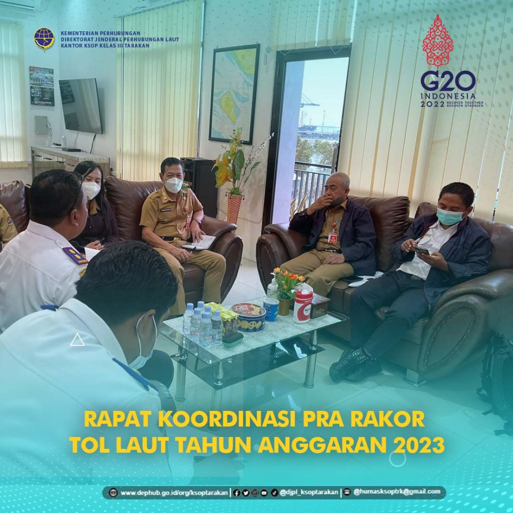 Rapat Koordinasi Pra Rakor Tol Laut Tahun Anggaran 2023