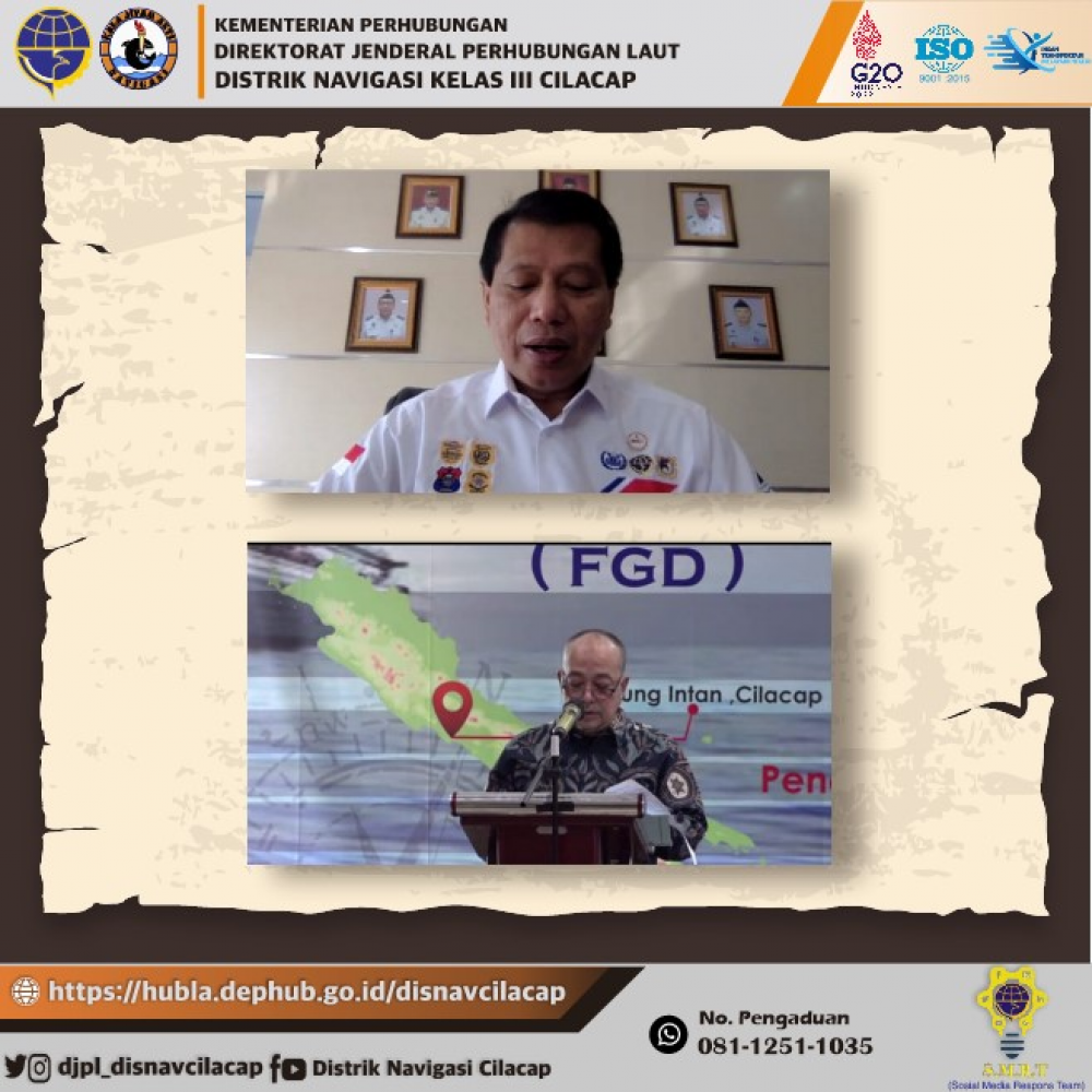 FGD Rencana Revisi/Perubahan Keputusan Menteri Perhubungan No KP.476 Tahun 2015 Tentang Penetapan Alur Pelayaran Di Pelabuhan Tanjung Intan Cilacap