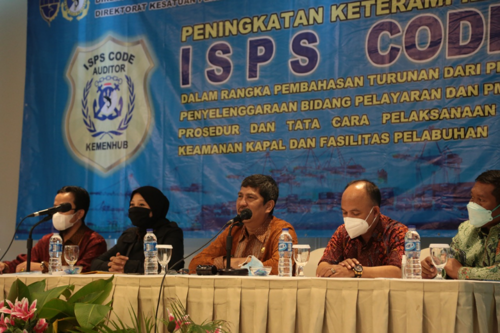 KEMENHUB TINGKATKAN KOMPETENSI AUDITOR ISPS CODE DALAM VERIFIKASI MANAJEMEN KEAMANAN KAPAL DAN FASILITAS PELABUHAN