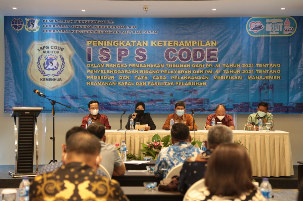 KEMENHUB TINGKATKAN KOMPETENSI AUDITOR ISPS CODE DALAM VERIFIKASI MANAJEMEN KEAMANAN KAPAL DAN FASILITAS PELABUHAN