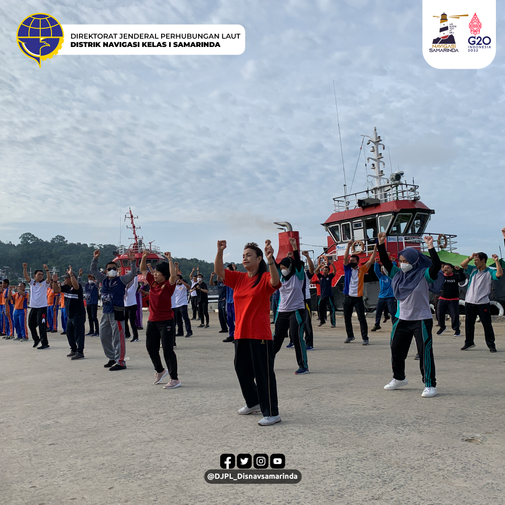 Kegiatan Senam Bersama KSOP Samarinda