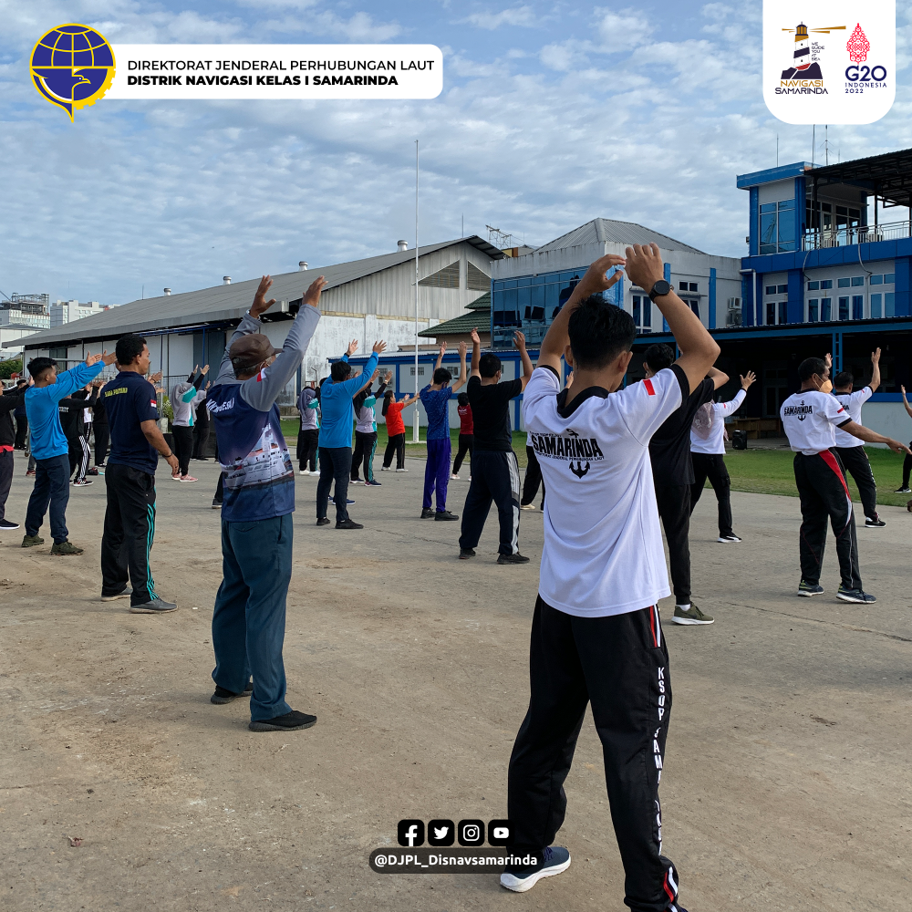 Kegiatan Senam Bersama KSOP Samarinda