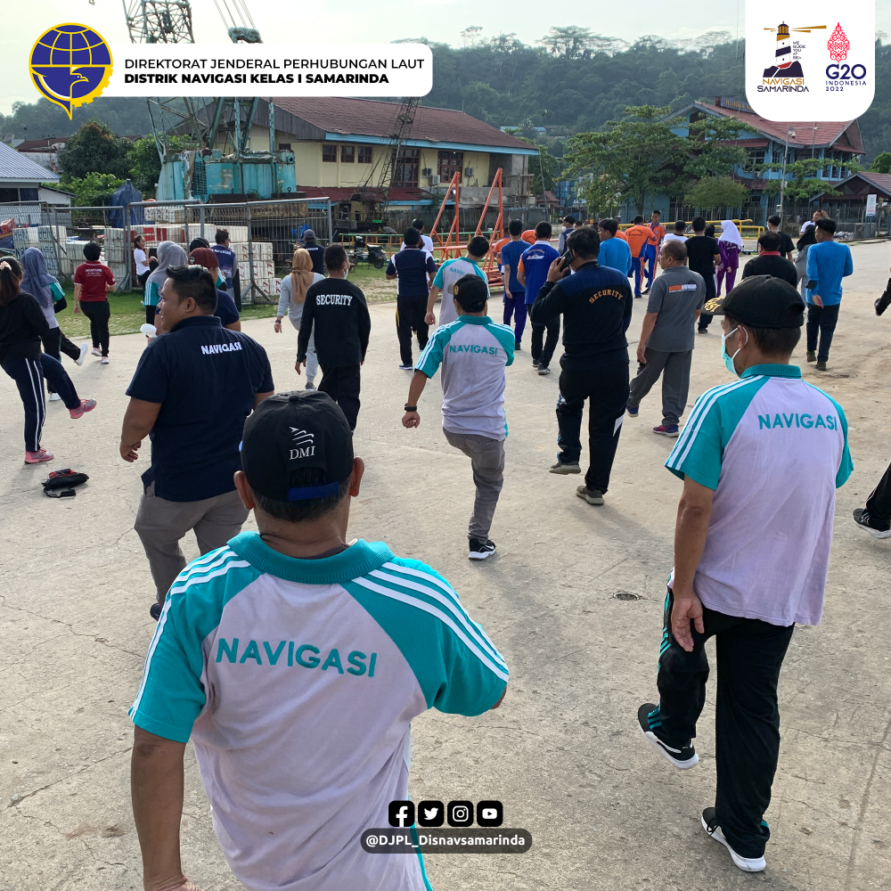 Kegiatan Senam Bersama KSOP Samarinda