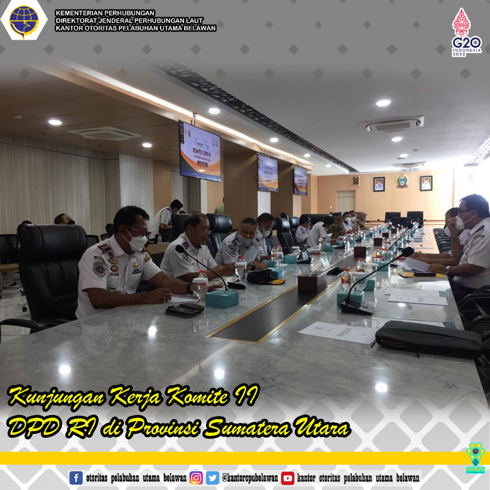 “Kunjungan Kerja Komite II DPD RI ke provinsi Sumut”