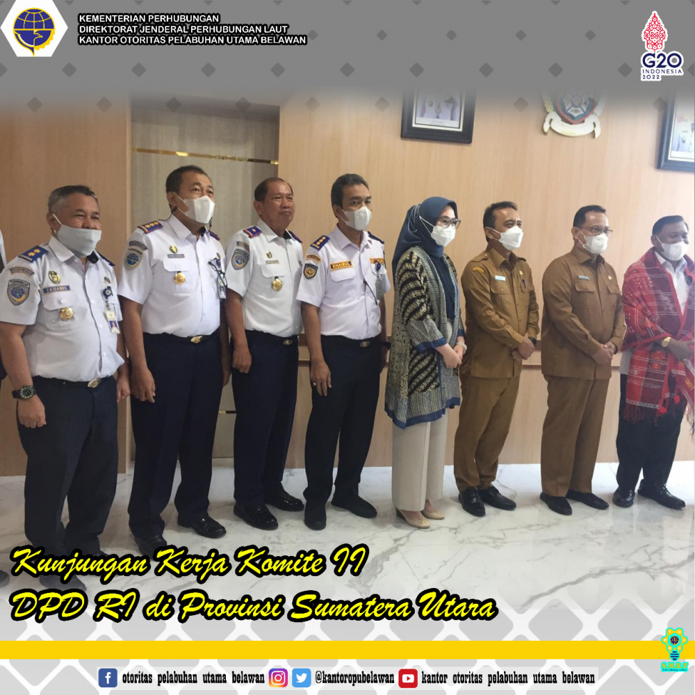 “Kunjungan Kerja Komite II DPD RI ke provinsi Sumut”