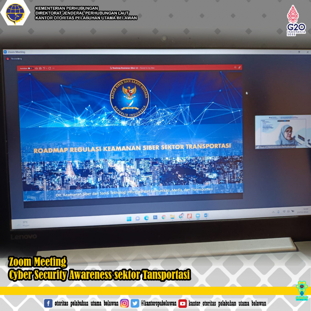 “Cyber Security Awarness Sektor Transportasi Dalam Mengantisipasi Perkembangan Era Digital (Discruption Technology)”