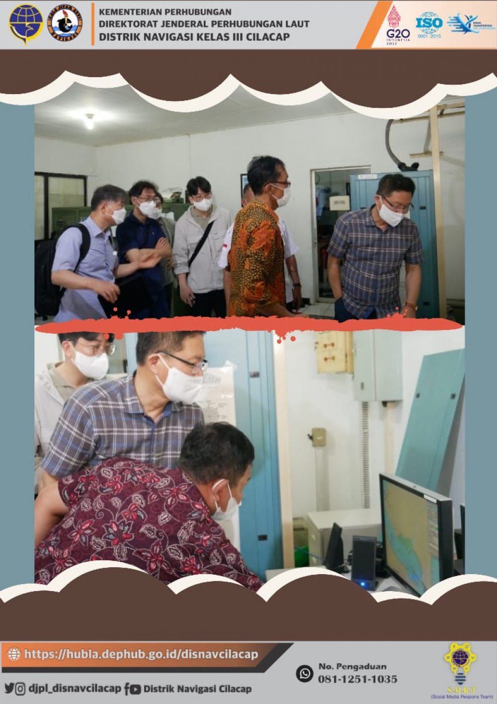Pre Site Survey Plan SBNP Pada Distrik Navigasi Kelas III Cilacap, Selasa 29 Maret 2022