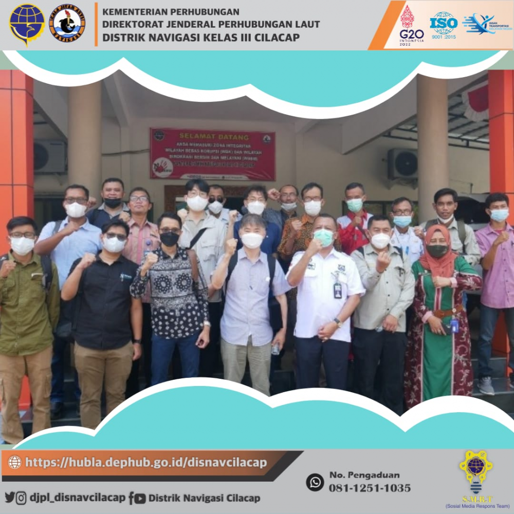 Pre Site Survey Plan SBNP Pada Distrik Navigasi Kelas III Cilacap, Selasa 29 Maret 2022