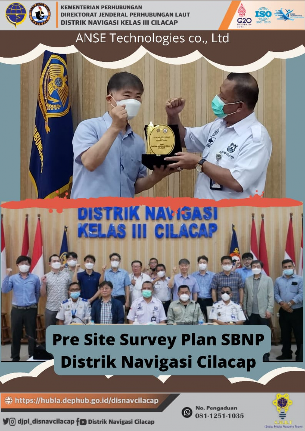 Pre Site Survey Plan SBNP Pada Distrik Navigasi Kelas III Cilacap, Selasa 29 Maret 2022
