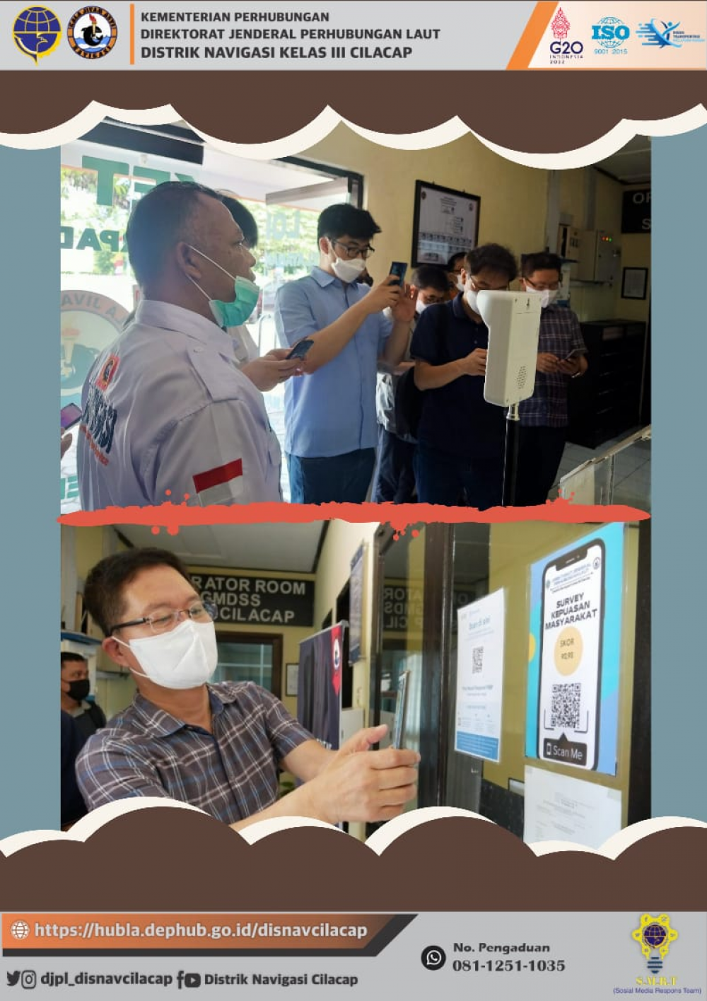 Pre Site Survey Plan SBNP Pada Distrik Navigasi Kelas III Cilacap, Selasa 29 Maret 2022