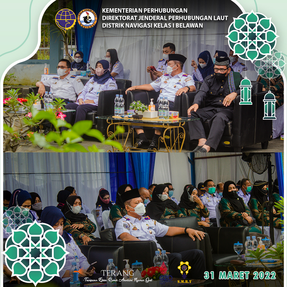 SAMBUT BULAN SUCI RAMADHAN, DISTRIK NAVIGASI KELAS I BELAWAN ADAKAN TRADISI MUNGGAHAN DAN DOA BERSAMA