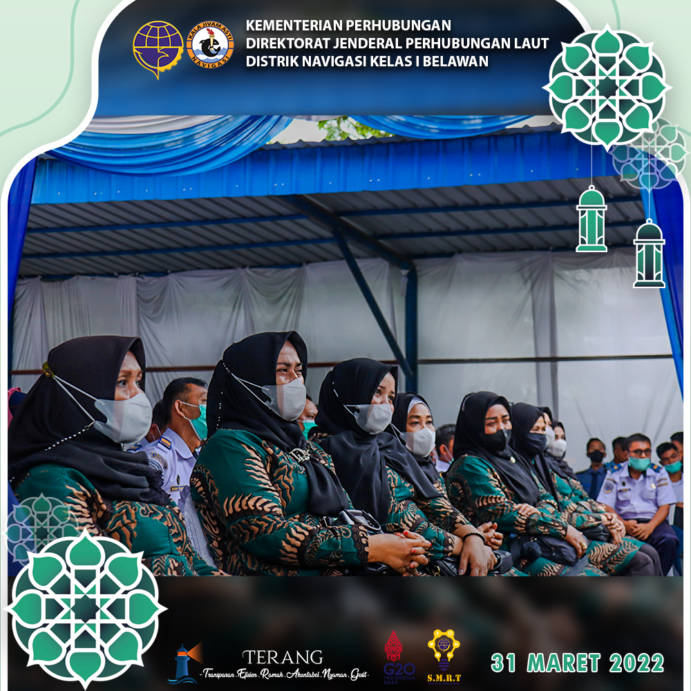 SAMBUT BULAN SUCI RAMADHAN, DISTRIK NAVIGASI KELAS I BELAWAN ADAKAN TRADISI MUNGGAHAN DAN DOA BERSAMA