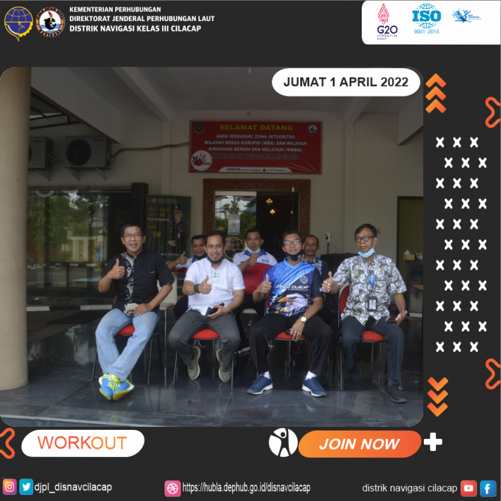 Tingkatkan Persahabatan, Distrik Navigasi Cilacap, Badan SAR Nasional Cilacap Dan Bank Gunung Slamet Gelar Olahraga Bersama Bola Voli (Hari Jum’at, 01 April 2022)